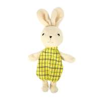 Puppy Chew Soft Toys Animal Rabbit Shaped Pet Toys Durable Squeaky Stuffed Bunny Toys For Dog