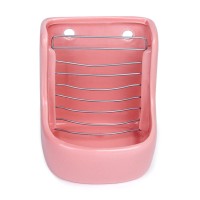 Small pets  Straw Frame Grass Basket  Guinea Pig Totoro Cage Accessories Fixed Food Container Bowl