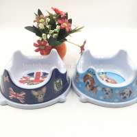 Puppy Food Bowl Set Pet Cats Dogs Water Dish Food Feeder Bowls